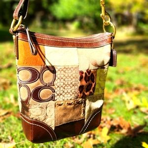 Coach Fall Patchwork bag